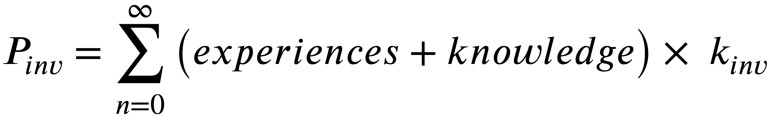 Riker Hourglass Model Invention Equation